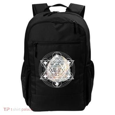 Metatron Cube Sacred Geometry Spiritual Yoga Backpack