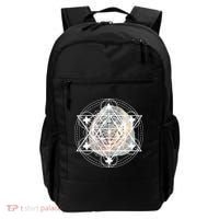 Metatron Cube Sacred Geometry Spiritual Yoga Backpack thumb 0