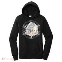 Metatron Cube Sacred Geometry Spiritual Yoga Women's Hoodie thumb 0
