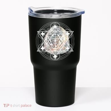 Metatron Cube Sacred Geometry Spiritual Yoga Tumbler