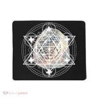 Metatron Cube Sacred Geometry Spiritual Yoga Mousepad thumb 0