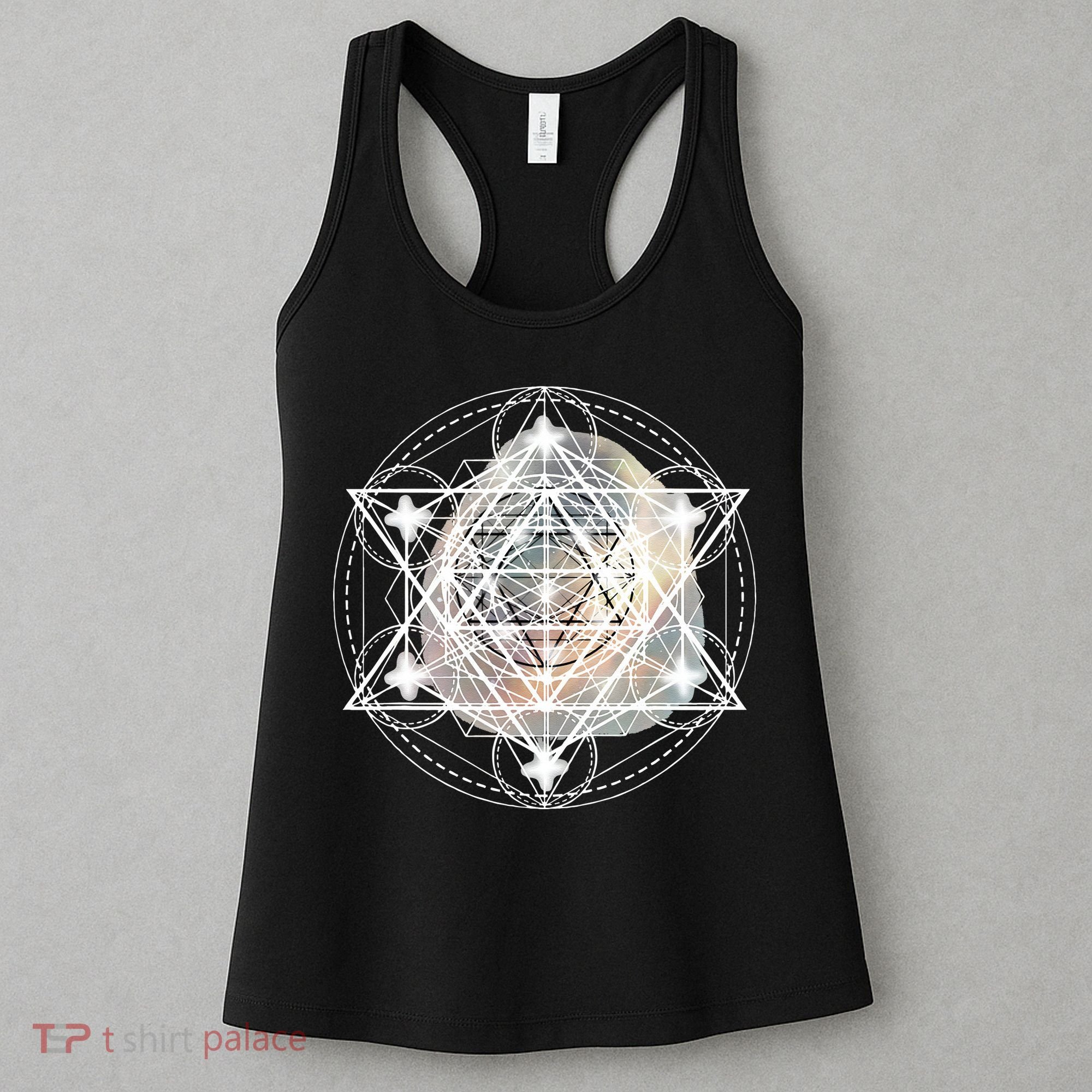 Metatron Cube Sacred Geometry Spiritual Yoga Women's Tank Top