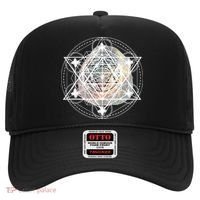 Metatron Cube Sacred Geometry Spiritual Yoga Hat thumb 0