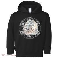 Metatron Cube Sacred Geometry Spiritual Yoga Toddler Hoodie thumb 0