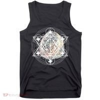 Metatron Cube Sacred Geometry Spiritual Yoga Tank Top thumb 0