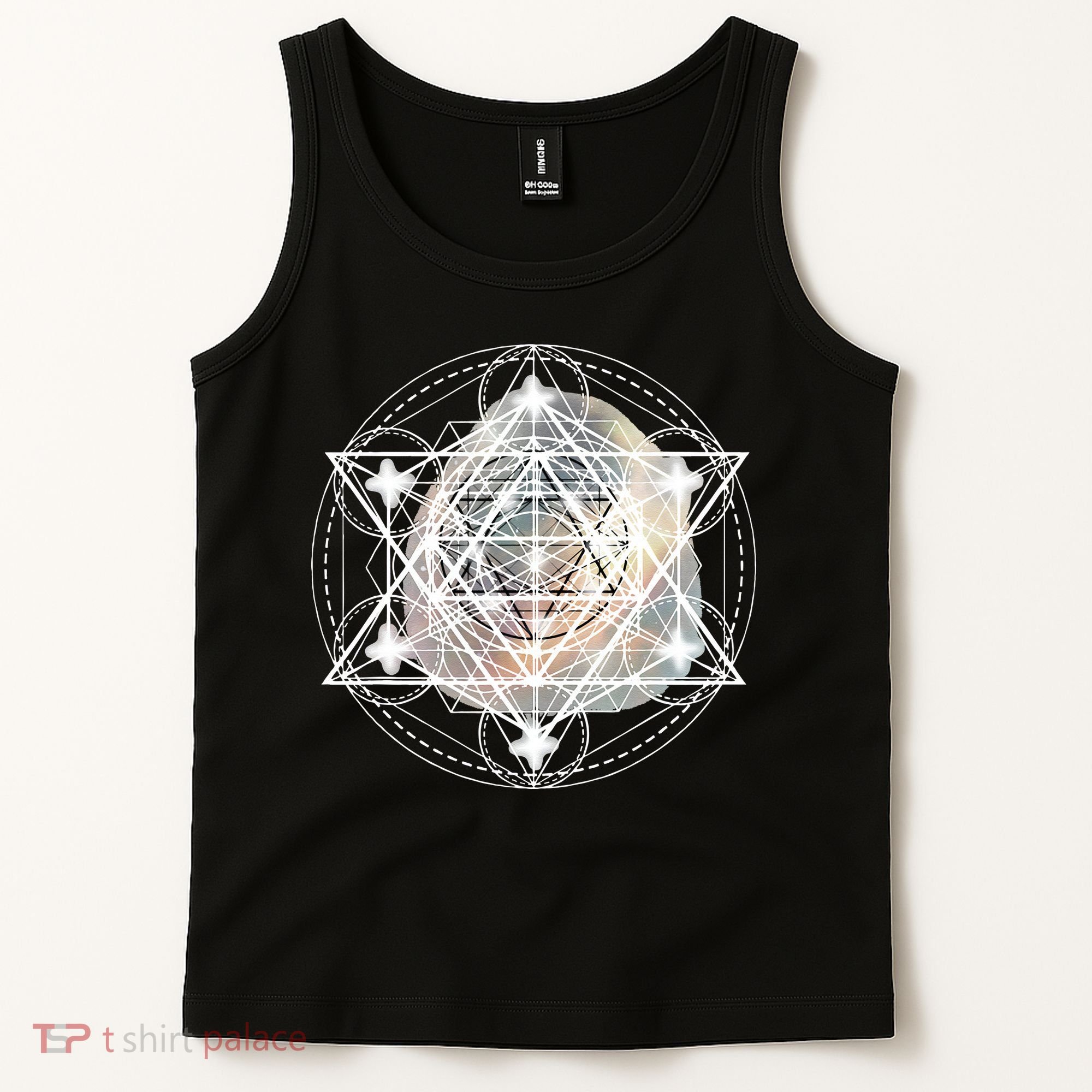 Metatron Cube Sacred Geometry Spiritual Yoga Tank Top