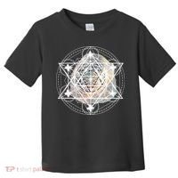 Metatron Cube Sacred Geometry Spiritual Yoga Toddler T-Shirt thumb 0