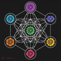 Metatrons Cube Sacred Geometry Lotus Chakra Yoga Symbol 4D Doggie Tank thumb 4