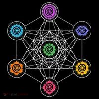 Metatrons Cube Sacred Geometry Lotus Chakra Yoga Symbol 4D Sweatshirt thumb 3