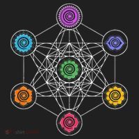 Metatrons Cube Sacred Geometry Lotus Chakra Yoga Symbol 4D Hat thumb 2