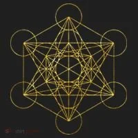 Metatrons Cube Sacred Geometry Yoga Pray Women's Sweatshirt thumb 2