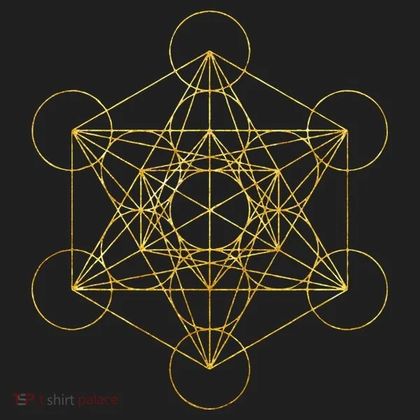 Metatrons Cube Sacred Geometry Yoga Pray Women's Sweatshirt