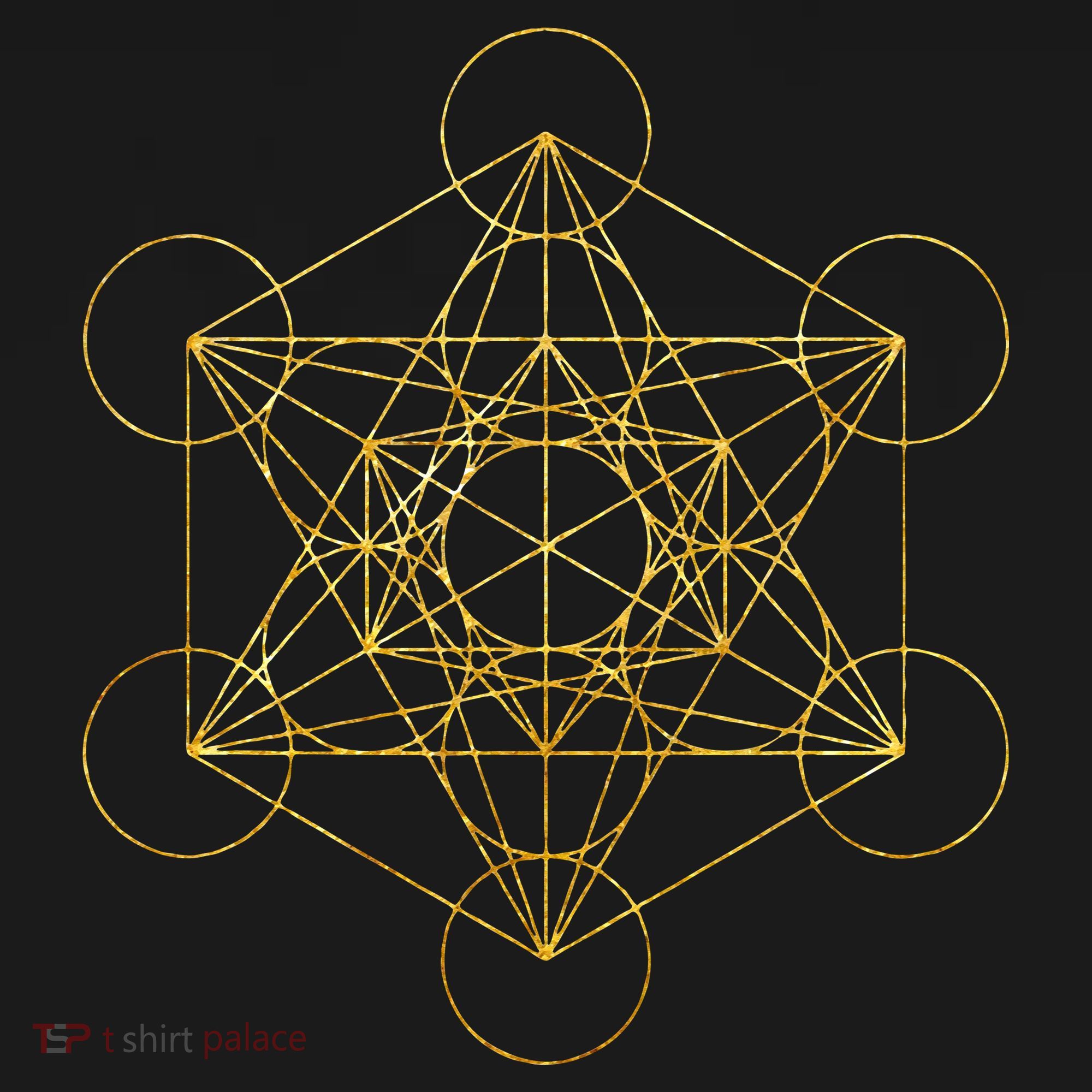 Metatrons Cube Sacred Geometry Yoga Pray Doggie Tank