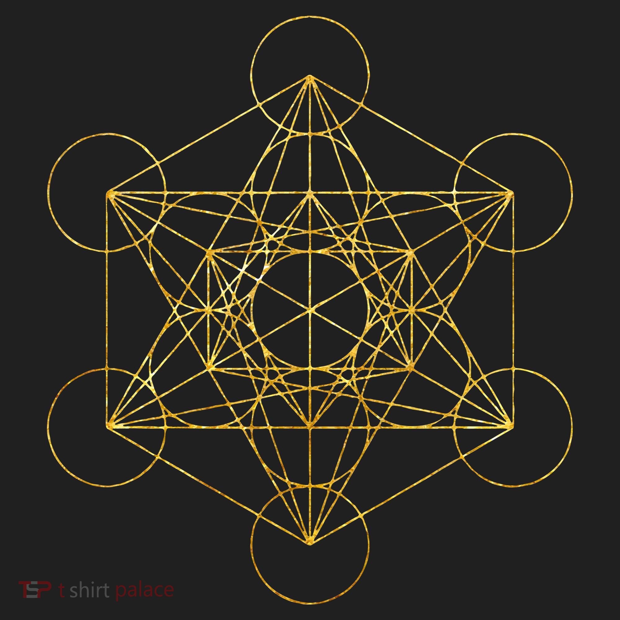 Metatrons Cube Sacred Geometry Yoga Pray Beanie