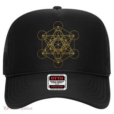 Metatrons Cube Sacred Geometry Yoga Pray Hat