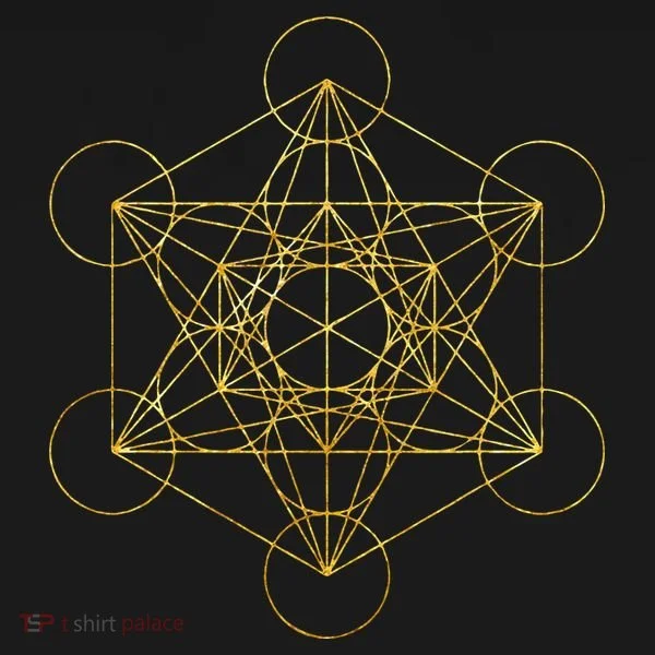 Metatrons Cube Sacred Geometry Yoga Pray Toddler Hoodie