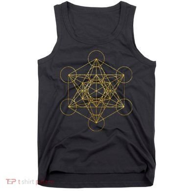 Metatrons Cube Sacred Geometry Yoga Pray Tank Top