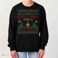 My Christmas Spirit Is Bourbon Bourbon Ugly Christmas Gift Women's Sweatshirt thumb 0
