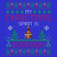 My Christmas Spirit Is Bourbon Bourbon Ugly Christmas Gift Women's Tank Top thumb 5