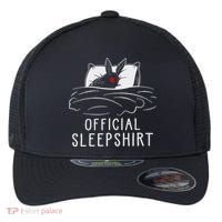 Mothman Cryptid Sleep Flexfit Unipanel Trucker Cap thumb 0
