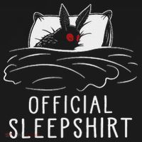 Mothman Cryptid Sleep Flexfit Unipanel Trucker Cap thumb 2