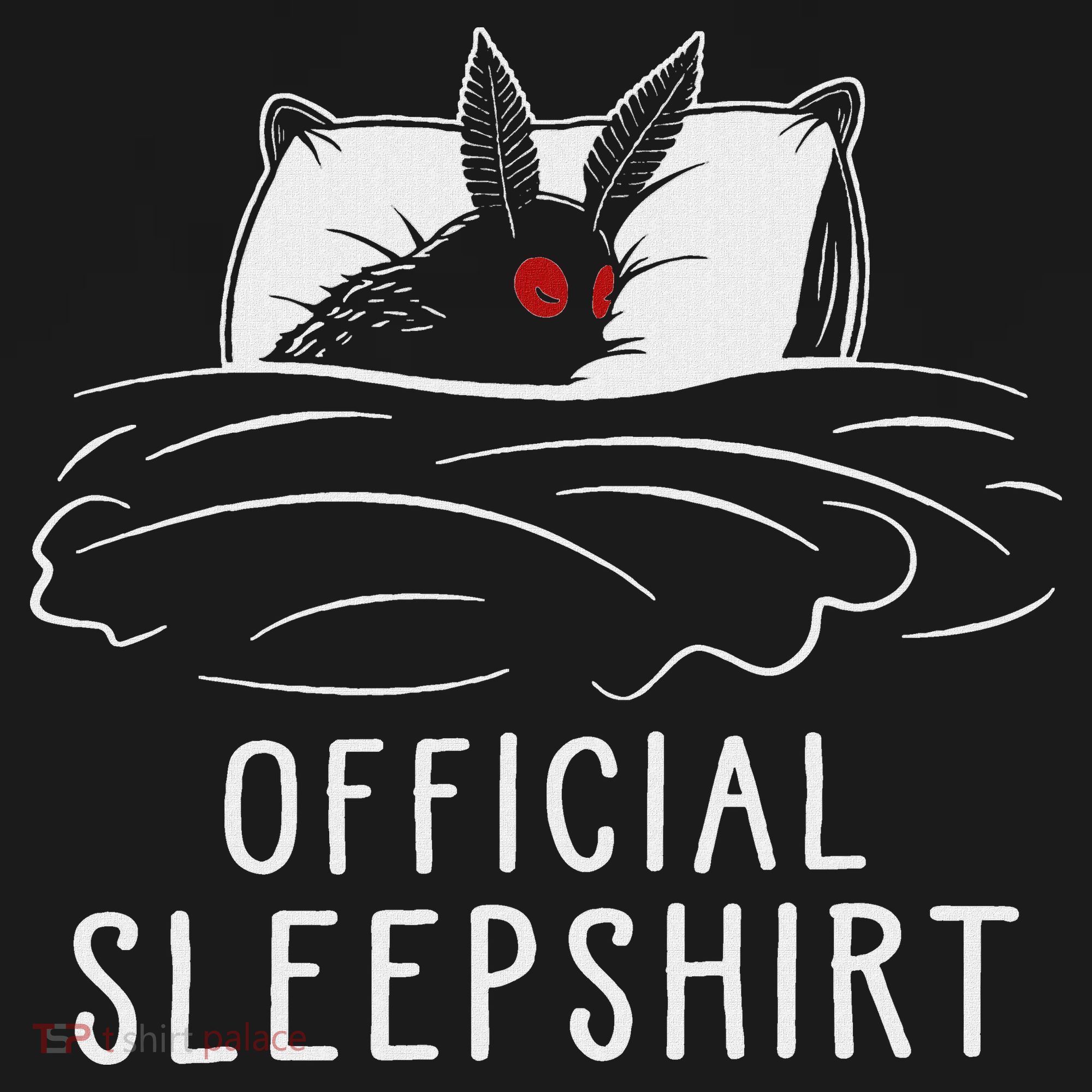 Mothman Cryptid Sleep Flexfit Unipanel Trucker Cap