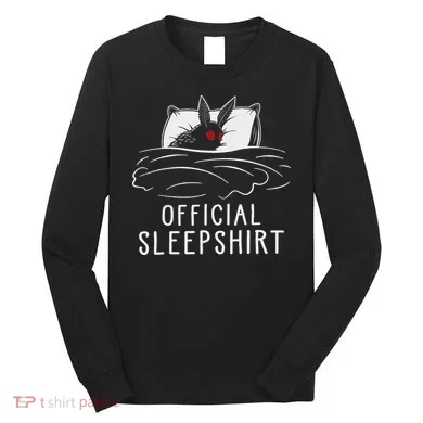 Mothman Cryptid Sleep Long Sleeve Shirt