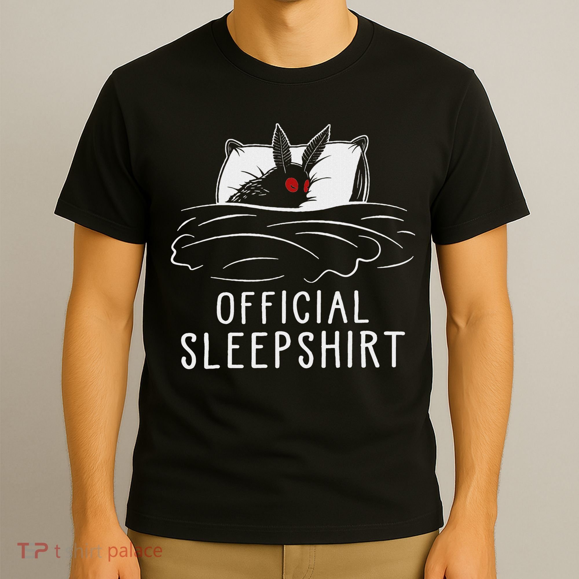 Mothman Cryptid Sleep T-Shirt
