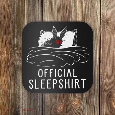 Mothman Cryptid Sleep Coaster
