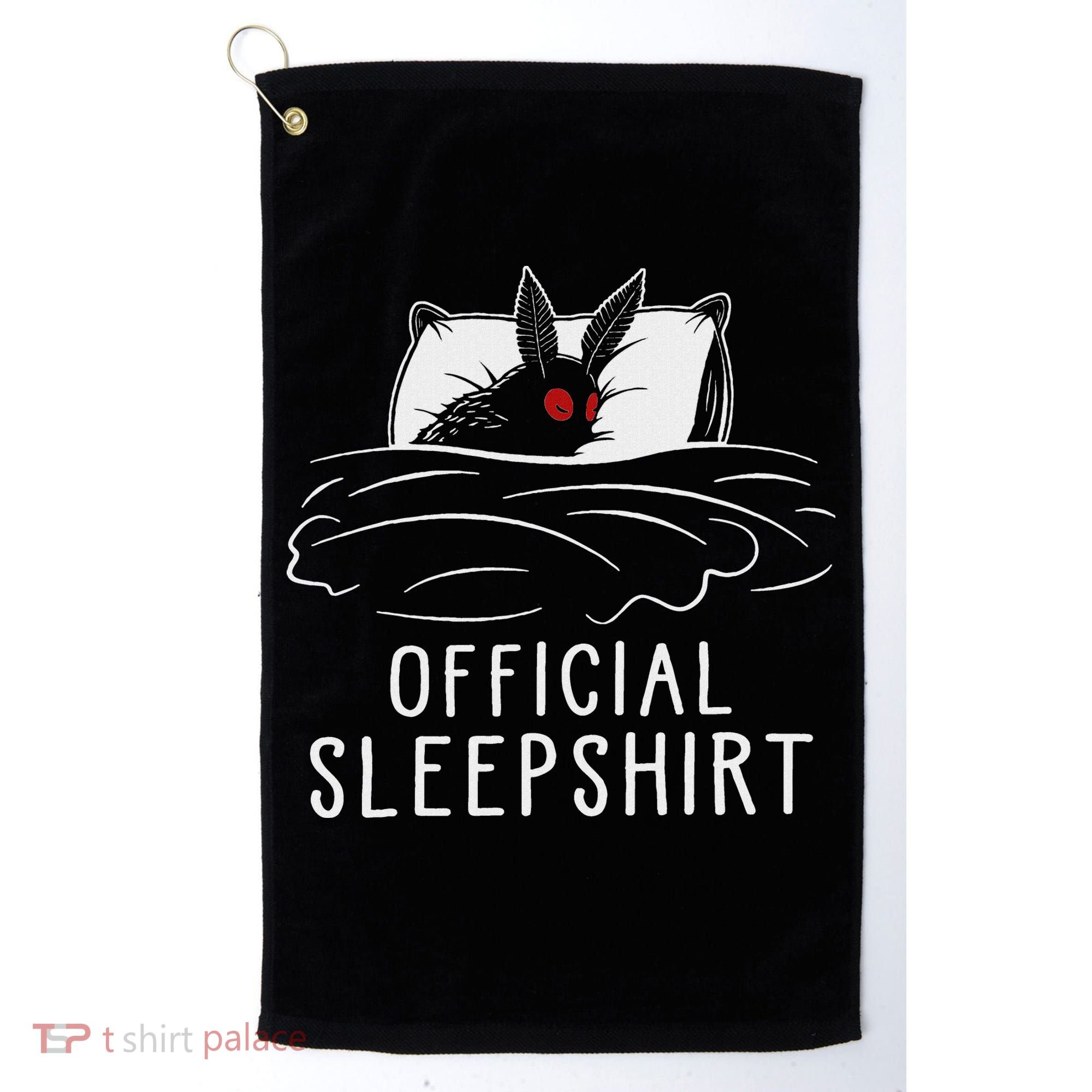 Mothman Cryptid Sleep Golf Towel