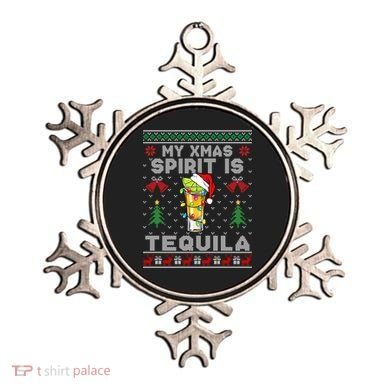 My Christmas Spirit Is Tequila Mexican Ugly Christmas Gift Ornament