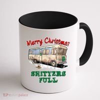 Christmas Vacation, Merry Christmas Shitters Full, Christmas Ugly Coffee Mug thumb 1