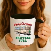 Christmas Vacation, Merry Christmas Shitters Full, Christmas Ugly Coffee Mug thumb 3