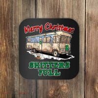 Christmas Vacation, Merry Christmas Shitters Full, Christmas Ugly Coaster thumb 0