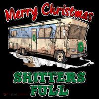 Christmas Vacation, Merry Christmas Shitters Full, Christmas Ugly Mousepad thumb 1