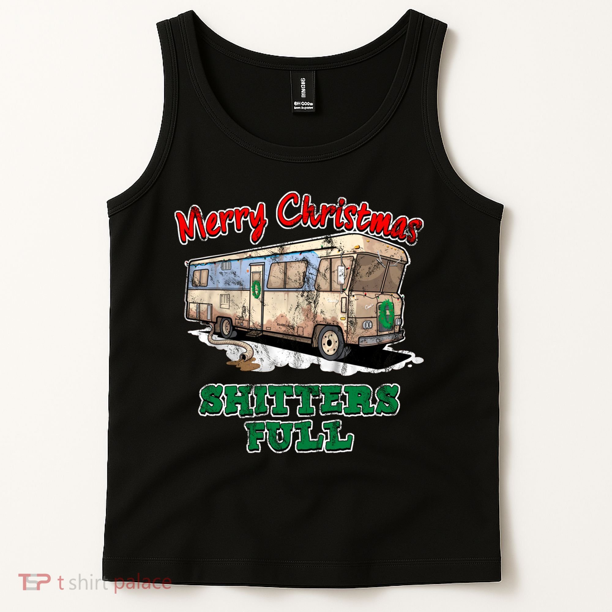 Christmas Vacation, Merry Christmas Shitters Full, Christmas Ugly Tank Top