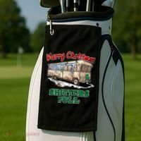 Christmas Vacation, Merry Christmas Shitters Full, Christmas Ugly Golf Towel thumb 2