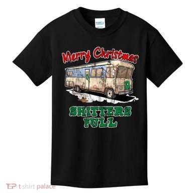 Christmas Vacation, Merry Christmas Shitters Full, Christmas Ugly Kids T-Shirt