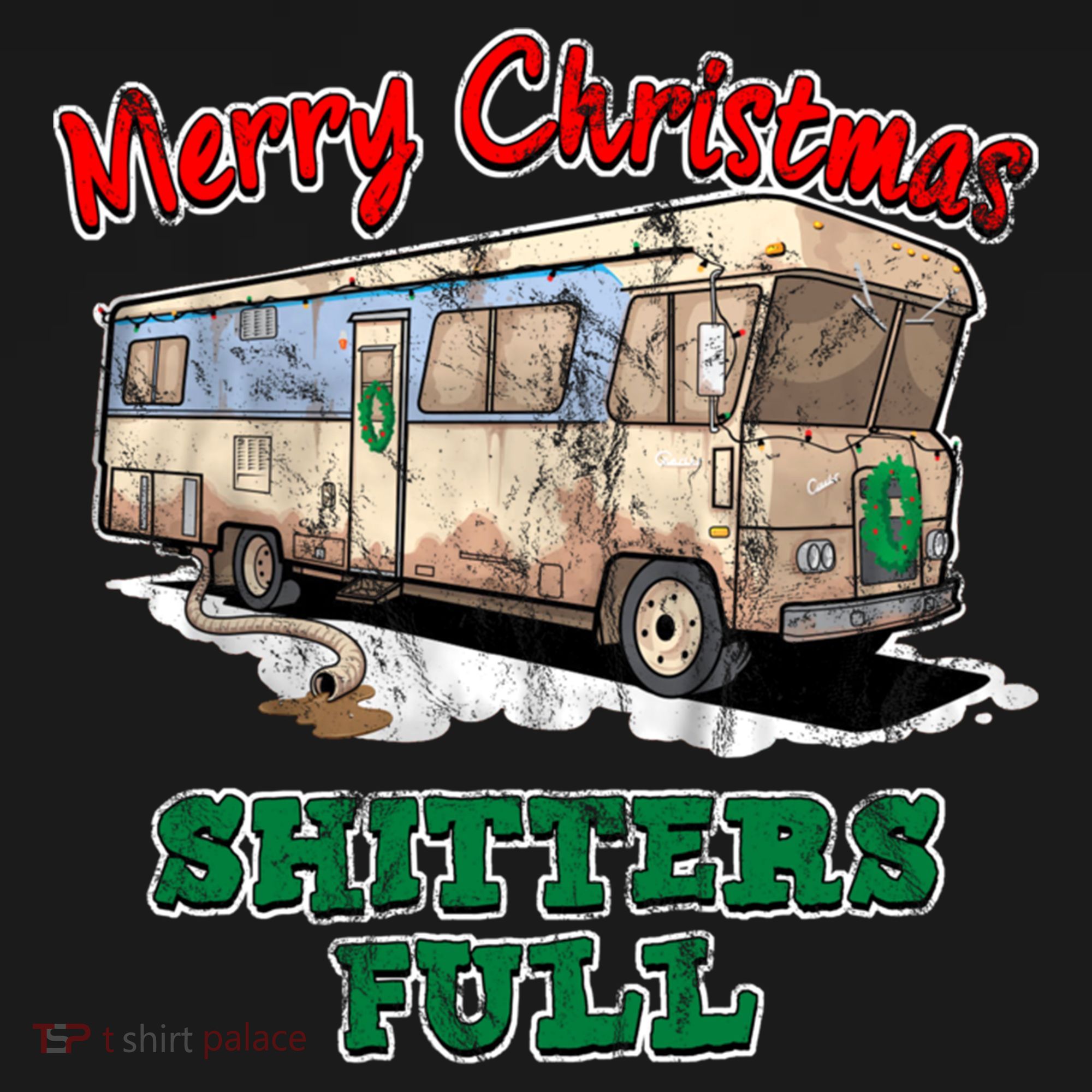 Christmas Vacation, Merry Christmas Shitters Full, Christmas Ugly Kids T-Shirt