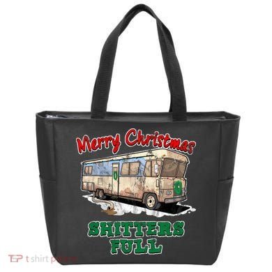 Christmas Vacation, Merry Christmas Shitters Full, Christmas Ugly Tote Bag