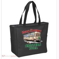 Christmas Vacation, Merry Christmas Shitters Full, Christmas Ugly Tote Bag thumb 2