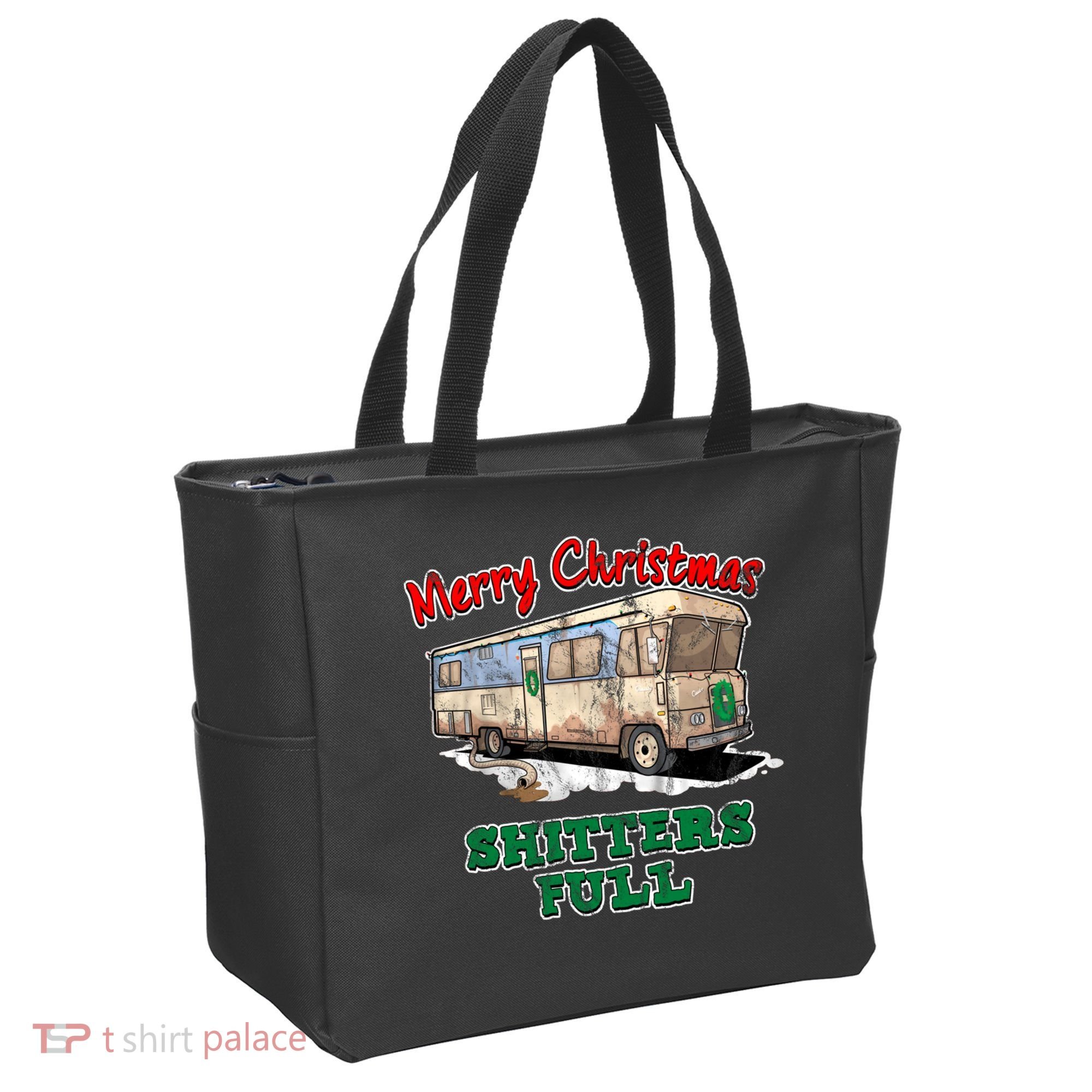 Christmas Vacation, Merry Christmas Shitters Full, Christmas Ugly Tote Bag