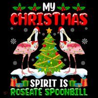 My Christmas Spirit Is Roseate Spoonbill Wearing Santa Hat Gift Coffee Mug thumb 5