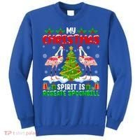 My Christmas Spirit Is Roseate Spoonbill Wearing Santa Hat Gift Sweatshirt thumb 0