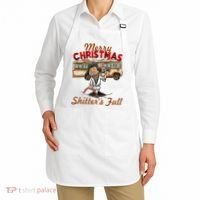 Merry Christmas Shitters Full Ugly Apron thumb 2