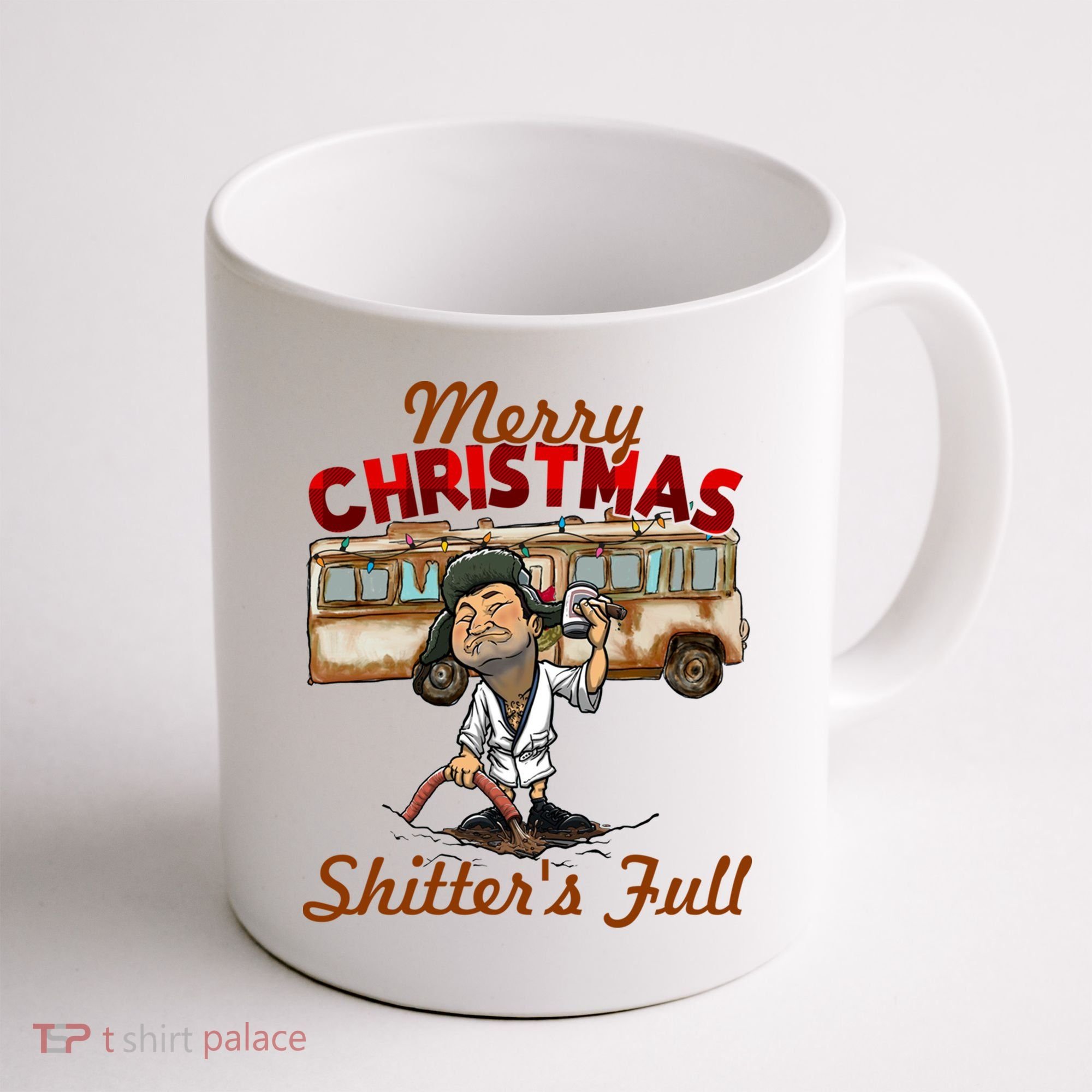 Merry Christmas Shitters Full Ugly Coffee Mug