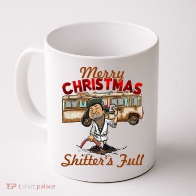 Merry Christmas Shitters Full Ugly Coffee Mug