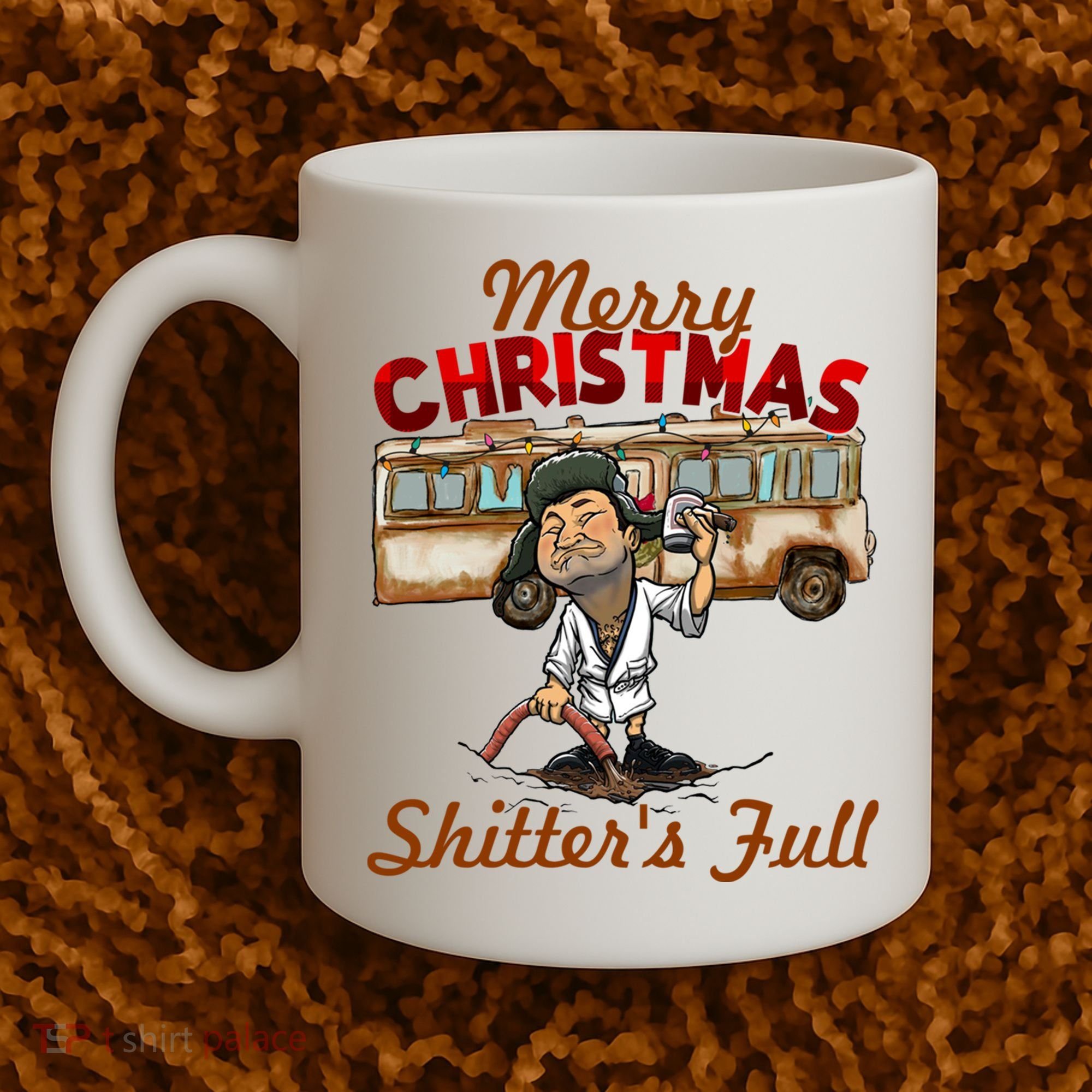 Merry Christmas Shitters Full Ugly Coffee Mug