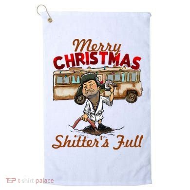 Merry Christmas Shitters Full Ugly Golf Towel