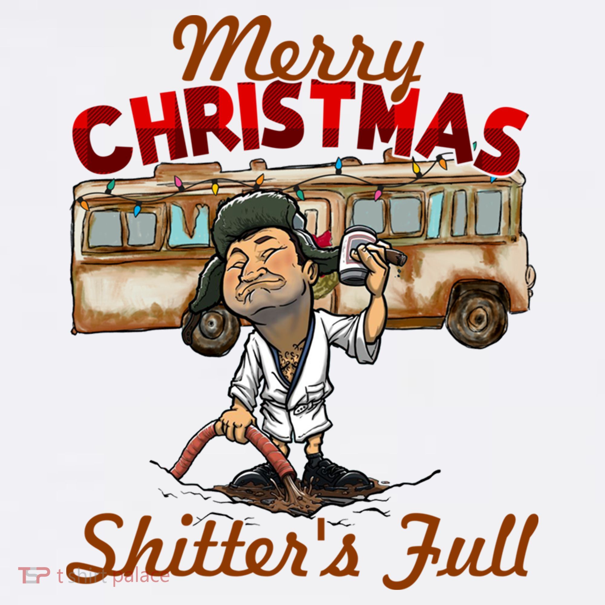 Merry Christmas Shitters Full Ugly Kids T-Shirt